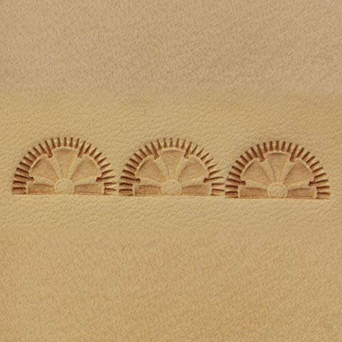DandS ltd Leather Stamp Tool, Sunburst, Professional Steel Craft Tool for Leatherworking, Embossing, Carving & Stamping Leather Projects, Belts, Wallets & DIY Projects, Compatible with Mallet, #178