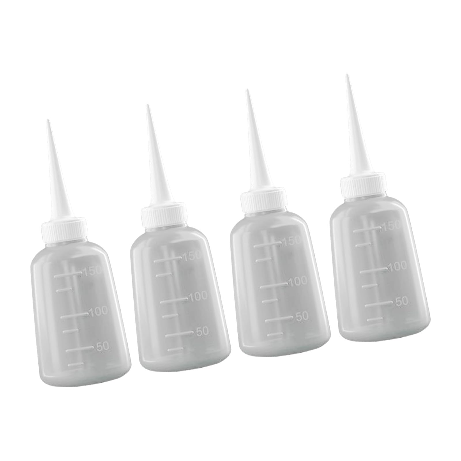 Buxuaaaa 150Ml 4Pcs Bottle Translucent Bottle Squeeze Bottles For Glues Oil And Wash Applications With Easy To Use Design Glues Dispenser