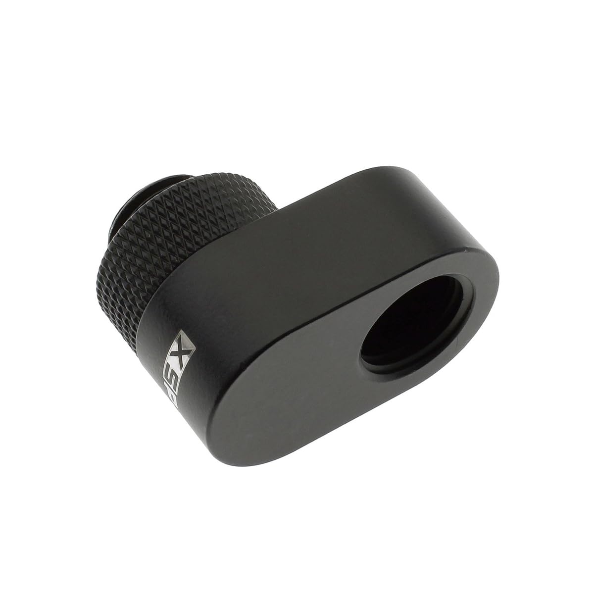 G1/4 Rotary 14mm Offset Adapter Fitting, Matte Black
