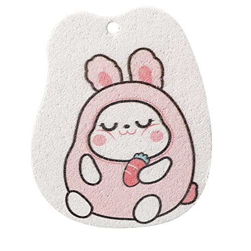 Juego de esponjas de limpieza para vajilla, limpieza del hogar, cocina, olores, antiarañazos, lindas, de dibujos animados, toallitas comprimidas, limpiador de tapicería (rosa, talla única)