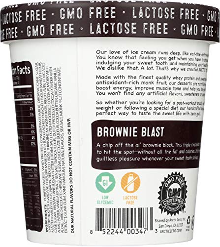 6 Pack, Arctic Zero Brownie Blast Pint