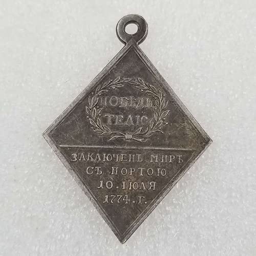 Kocreat Kopieer de Sovjet-Rusland 1774 Diamond Shaped Silver Plating Bravery Honor Medaille-USSR Militaire Souvenir Badge Orde van de Patriottische Oorlog Medaille Replica - Image 4