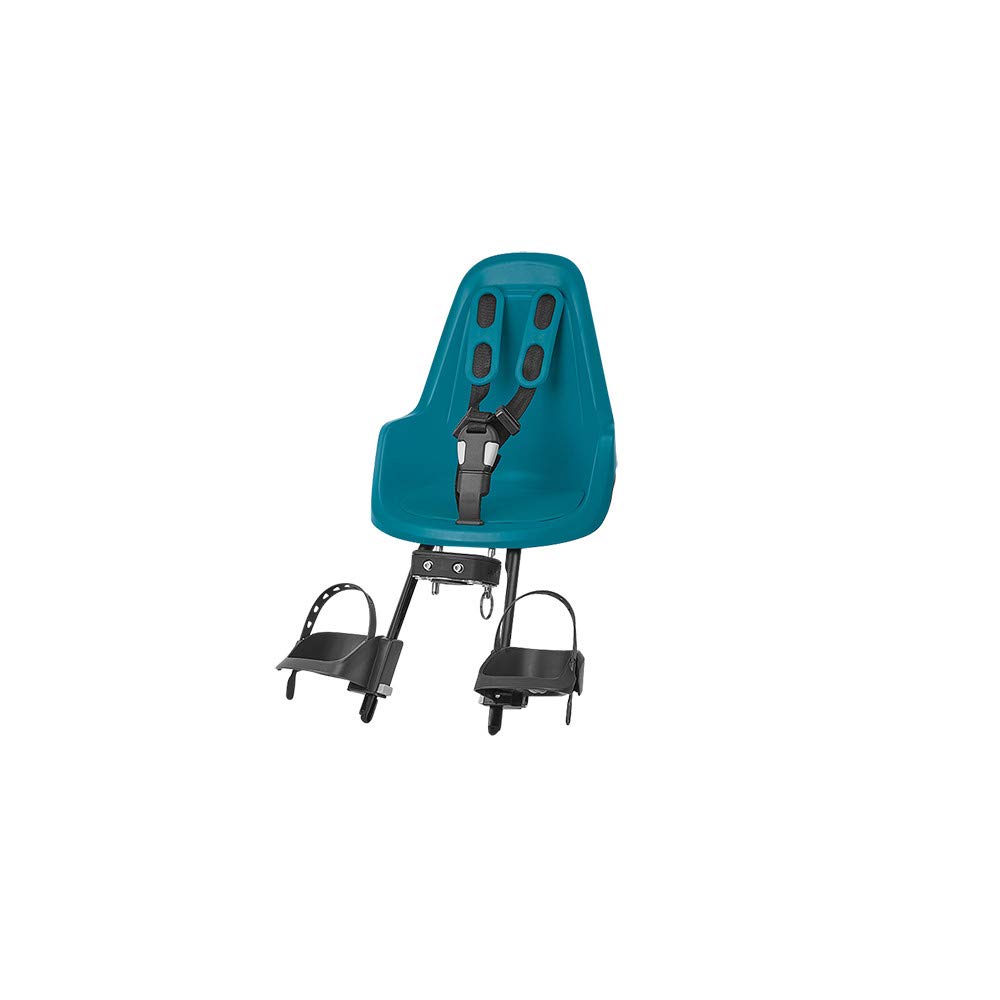 Porte-bébé avant vélo Bobike One Mini siège bébé bleu Bahama sur potence - 2