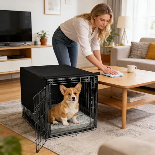 Housse de protection pour cages pour chiens contre le soleil