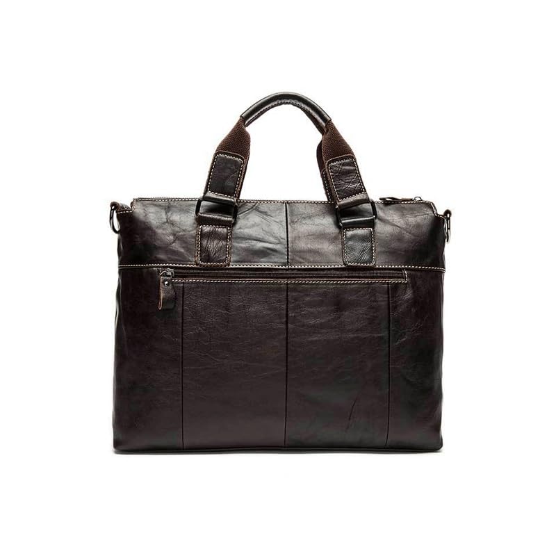 Vintage Men's Tote Briefcase Shoulder Bag Crossbody Bag Large Capacity Work Bag2