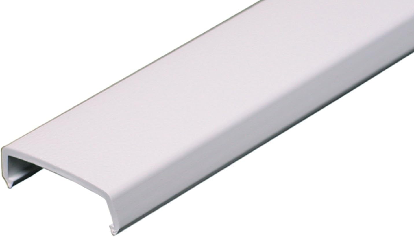 Wiremold Company Nmw1 Plastic Wire Channel, 5-Feet, White (3-Pack)