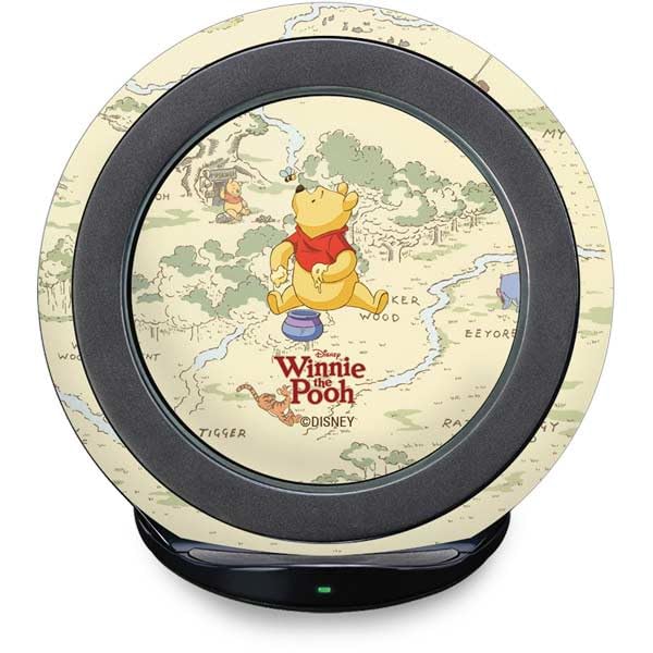 Skinit Decal Other Skin Compatible with Fast Charge Wireless Charging Stand - Officially Licensed Disney Winnie The Pooh Hundred Acre Wood Design