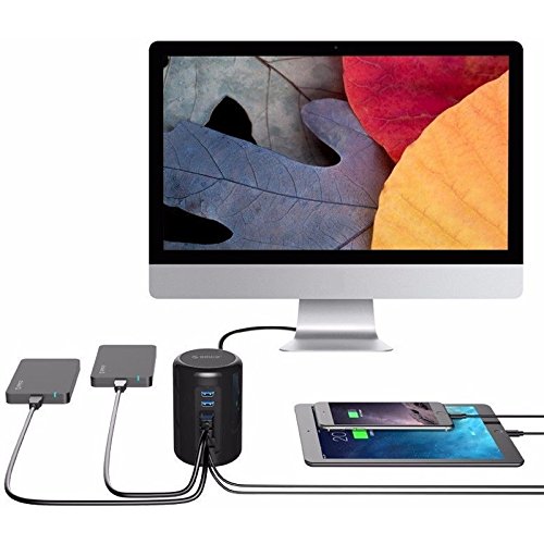 ORICO Hub USB 3.0 Alimentato, 4 Porte USB