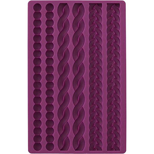 3D Strick Seil Silikon Perle Fondant Form Kuchen Bordüre Dekorieren Formen