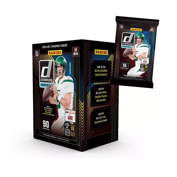 Amazon.com: 2024 Panini Donruss Football Trading Cards Blaster Box (Downtown  Inserts) : Sports & Outdoors