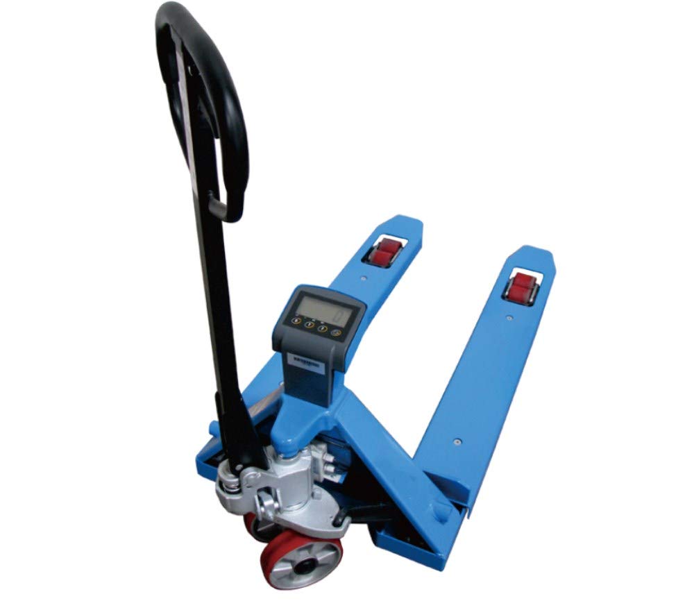 E20MP Heavy Duty Pallet Jack with Scale & Bulit-in Printer 4400 lbs Hand Scale Pallet Truck 27 x 48