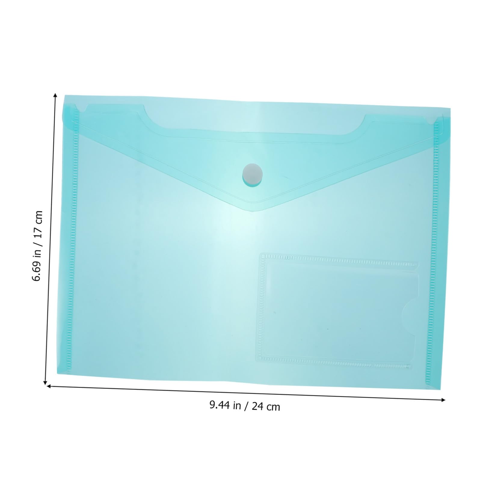 30 Pezzi Cartella Trasparente Cartelle Per Documenti Borsa Portadocumenti Con Bottone a Pressione Cartelle Di Plastica Con Tasche Con Tasche Soldi A4 Tasca Pp Fisarmonica