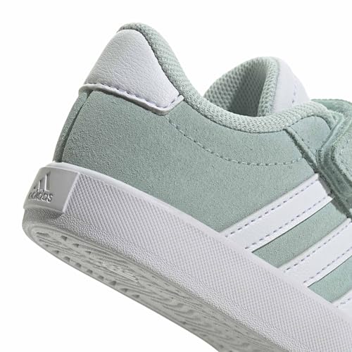 Image of adidas Boys Vl Court 3.0 Slip On Sneakers Shoes Casual - Pink, White