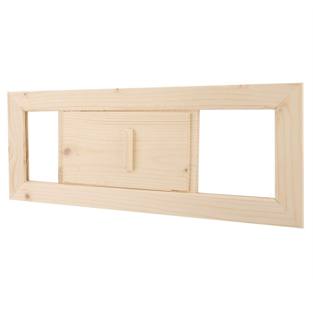 Sauna Room Air Ventilation Panel Steam Room Air Vent Return Grille Sauna Equipment Accessories Consistent air Flow(13.4x5.3in),Square Sauna Room Air Vent Grille, Square Sauna Room Air Vent Grille