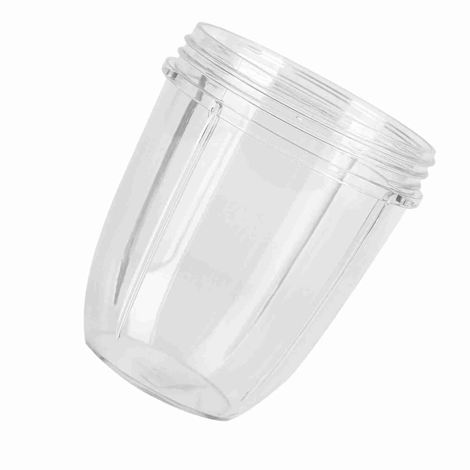 Entsafter Mixer Ersatzbecher 18oz Entsafterbecher Ersatzteile Kunststoff Transparente Tassen Ersatzteil für Mixer | für Extractor 900W