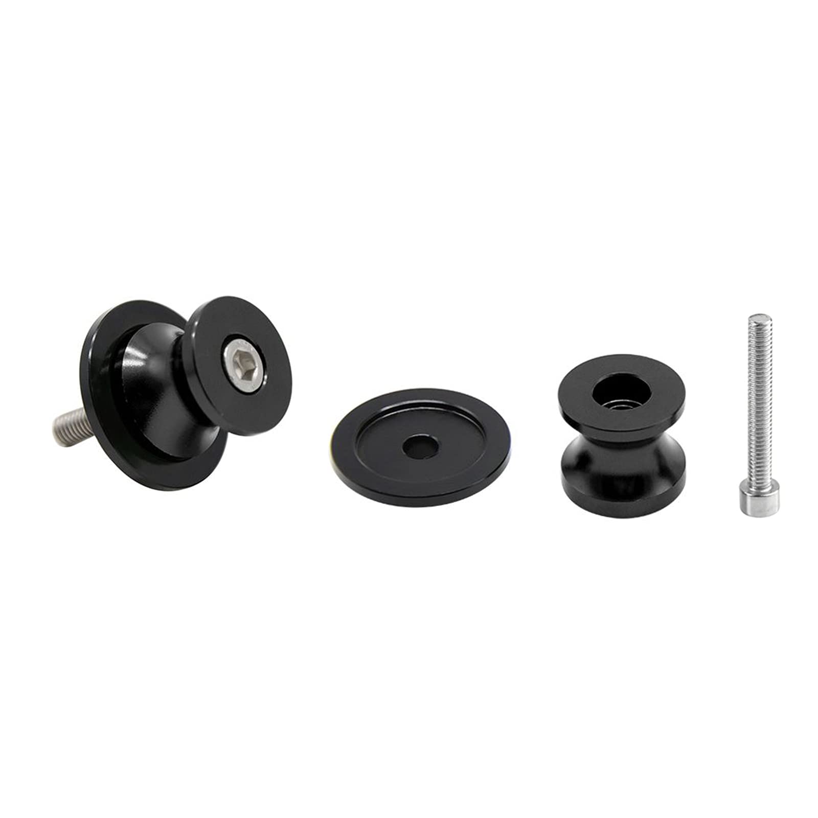 6MM 2pcs Motociclo Nottolini Forcellone Appoggi per Tracer 900 Tracer 900 GT Tracer 700 Tracer 700 GT 2016-2019 Tracer 7 Tracer 7 GT Tracer 9 Tracer 9 GT 2021+-Nero