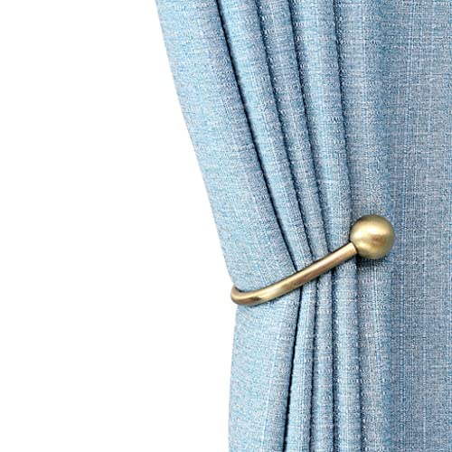 Alzapaños para Cortinas, Alzapaños para Cortinas En Forma De U De Aleación De Zinc, Alzapaños para Cortinas Decorativos Simples Retro De Metal (E)