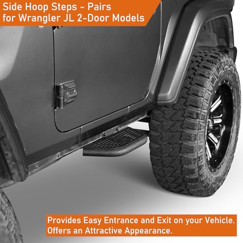 Estribos laterales para Jeep Wrangler JL 2018-2026 2 puertas miniatura 2