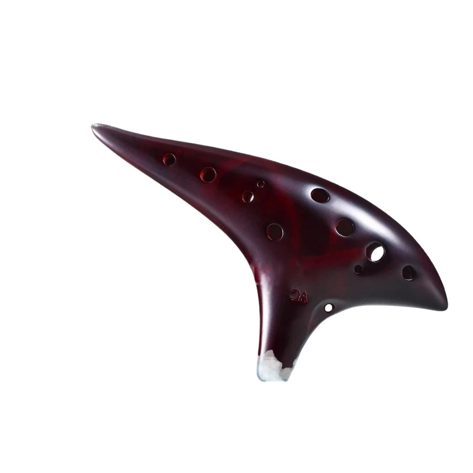 Principianti ocarina Ocarina In Ceramica A 12 Fori Con Chiave In Do Strumento Classico Per Amanti Della Musica E Principianti(Blue)