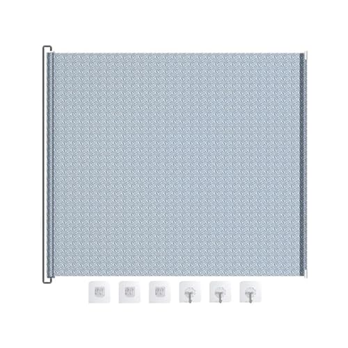 Wide Puppy Gate – Retractable Mesh Safety Door Barrier, Indoor Pet Guard, Space Saving Passage Divider, Portable Child Protection Equipment | Easy Install Home...