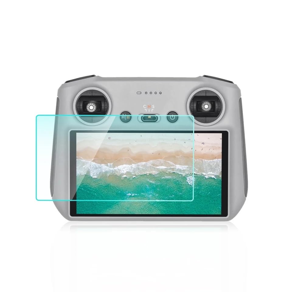 9H Tempered Glass HD Hardness Screen Protector for DJI RC/RC 2 Remote Controller, DJI Mini 3 Pro Drone/DJI MINI 4 Pro/Mini 3 /Dji Air 3/Mavic 3 Pro,Classic/DJI Mavic Air 2S (5.5-inch, Pack of 1)