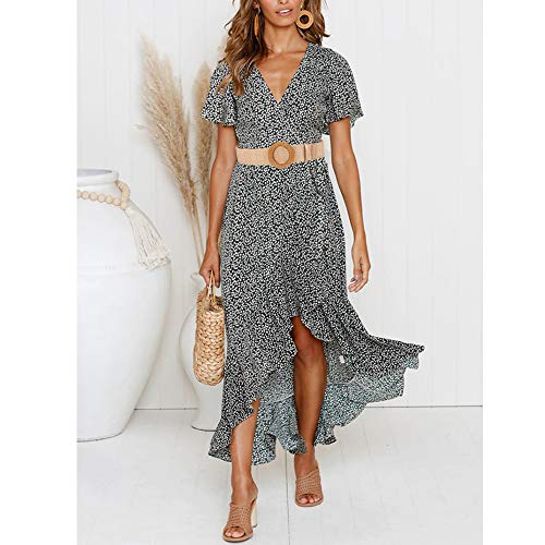 Yucforen Women Skinny Dress Belt, Fashion Straw Woven Elastic Stretch Waist Band Belt Round Wood Buckle Belt #TOP5