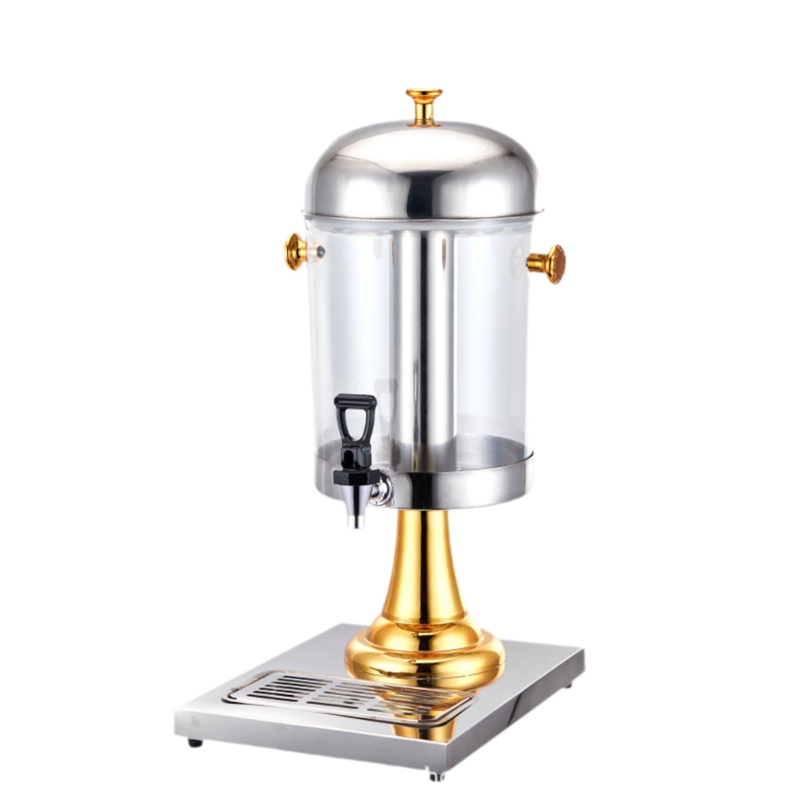 Distributore con Rubinetto Robusto, Oro, Oro, 8 L, Un Rubinetto