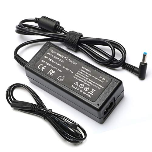Ac Adapter Laptop Charger for HP Pavilion X2 x360 14-ax040wm 14-ax020wm 15-f272wm 15-f387wm 15-f233wm 15-f222wm 15-f211wm 15-f337wm 17-g121wm 17-g119dx Notebook Power Supply Cord Plug-45W 19.5V 2.31A