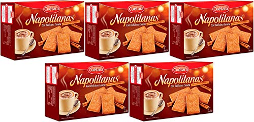 Cuétara Napolitanas Biscuits à la Cannelle 500 gr. - [Pack 5] Cover