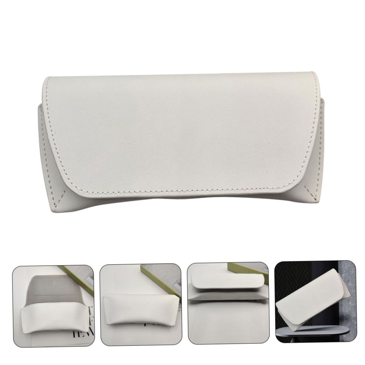 Healeved funda protectora gafas Estuche gafas de sol con tapa exprimible portátil bolsa estuches gafas de mujer estuche de anteojos mujer