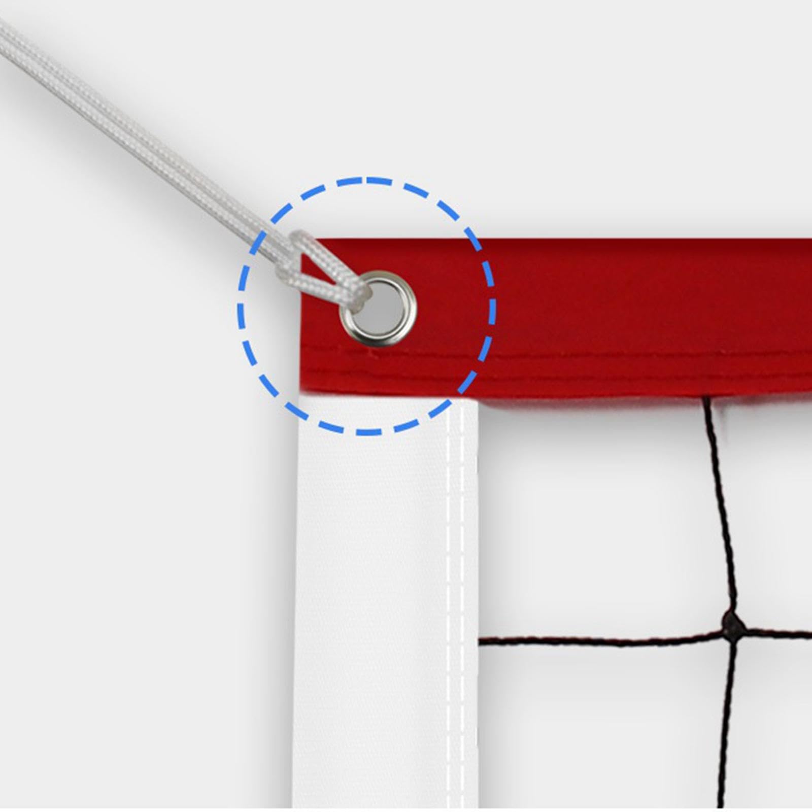 1 Red de Voleibol Profesional Juego Set Portátil Material Polietileno Oxford Estabilidad Mejorada Adecuado para Competición Entrenamiento Playa Piscin