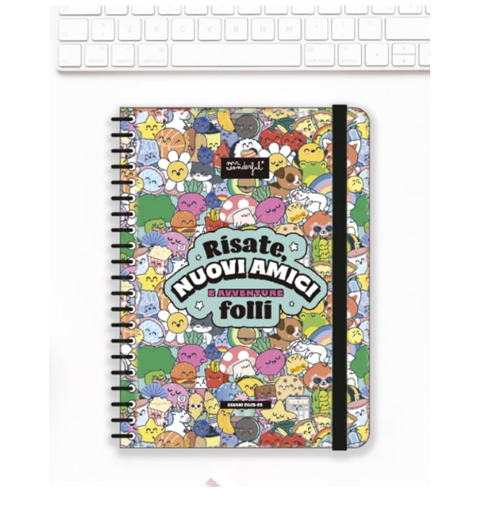 Mr.Wonderful - Diario scolastico Bo-Bo 2025-26 Settimanale - Risate, nuovi amici e avventure folli