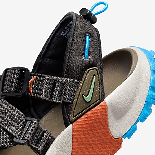 Image of Nike Oneonta Sandal-Black /Enamel GREEN-COBBLESTONE-DJ6603-003-11UK