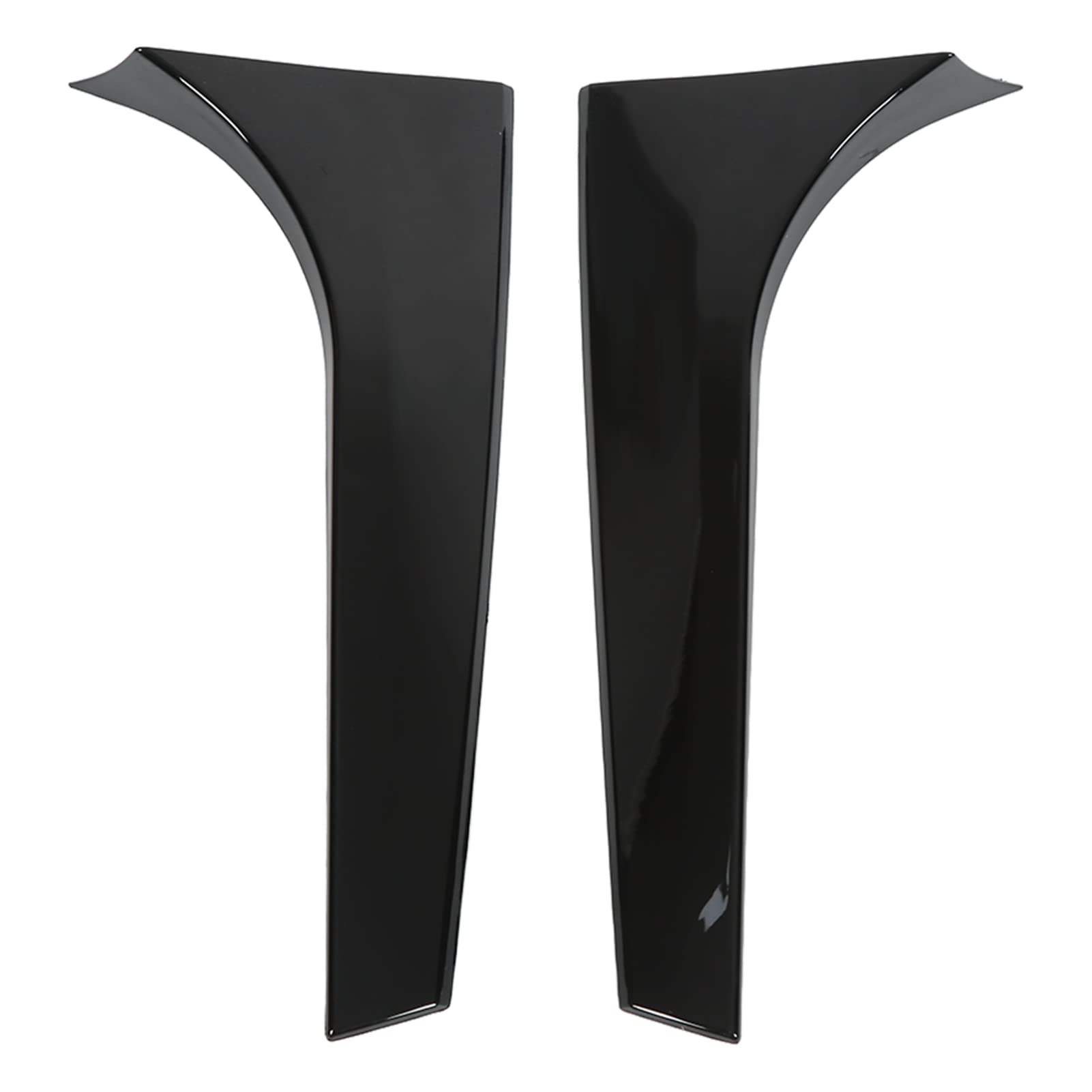 Qiilu Spoiler Laterale Lunotto Posteriore 1 Paio di Sostituzione Spoiler Laterale Lunotto Posteriore Sinistro Destro Nero Lucido per Mercedes Benz Classe B W246 B180 B200 2012‑2018