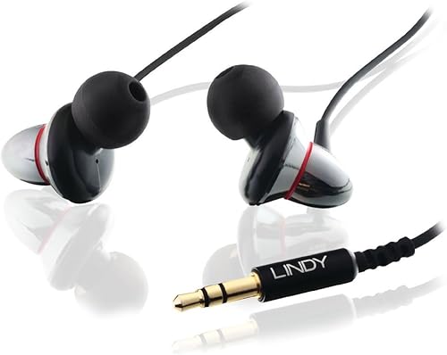 Lindy IEM-75 Intraurale Auricolare Nero Cromo : Cuffie con cavo Lindy IEM-75 Intraurale Auricolare Nero Cromo : Cuffie con cavo