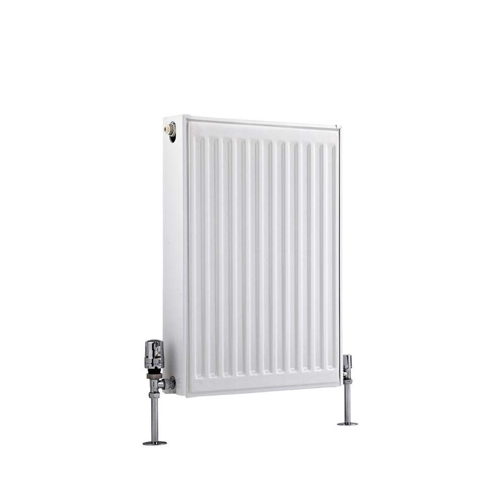 Milano White Compact - Type 22 Double Panel Radiator - 600Mm X 400Mm