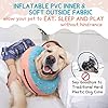 Supet Inflatable Dog Cone Collar for Small Dogs Puppies Cats, Soft Dog Cone Alternative After Surgery for Puppies Cats to Stop Licking #2