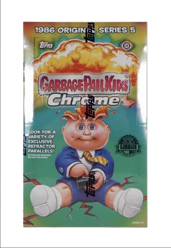 2022 Topps Garbage Pail Kids Chrome Series 5 Hobby Box Trading Cards- 24 Packs, 4 Cards Per Pack