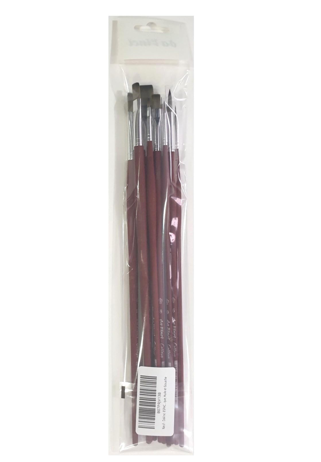 da Vinci College 8740 Synthetic Brushes 2,4,6, 8,10,12,16.e da Vinci College 8730 Pennelli Sintetici, 0,2,6. per Pittura acrilica, a Olio e a Tempera