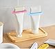Zahnpasta-Quetscher aus Kunststoff, Zahnpasta-Spender, Zahnpasta-Clips zum Sparen von Zahnpasta, einfach und praktisch, kinderfreundlich, Badezimmer-Sicherheit, Hilfsmittel und Zubehör, 5 Stück