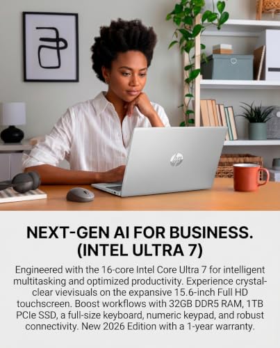 HP 15.6 Touchscreen AI Laptop Intel Core Ultra 7 155H 16GB DDR5 1TB SSD - image 7