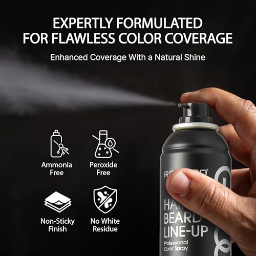 Spray temporal para cabello y barba GROOMANE 6.6 oz miniatura 4