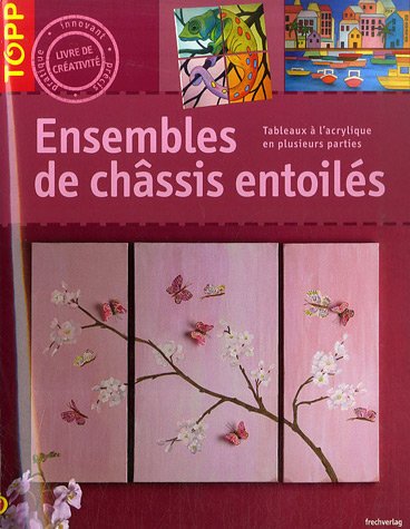 Ensemble des châssis entoilés : Tableaux à l'acrylique en plusieurs parties