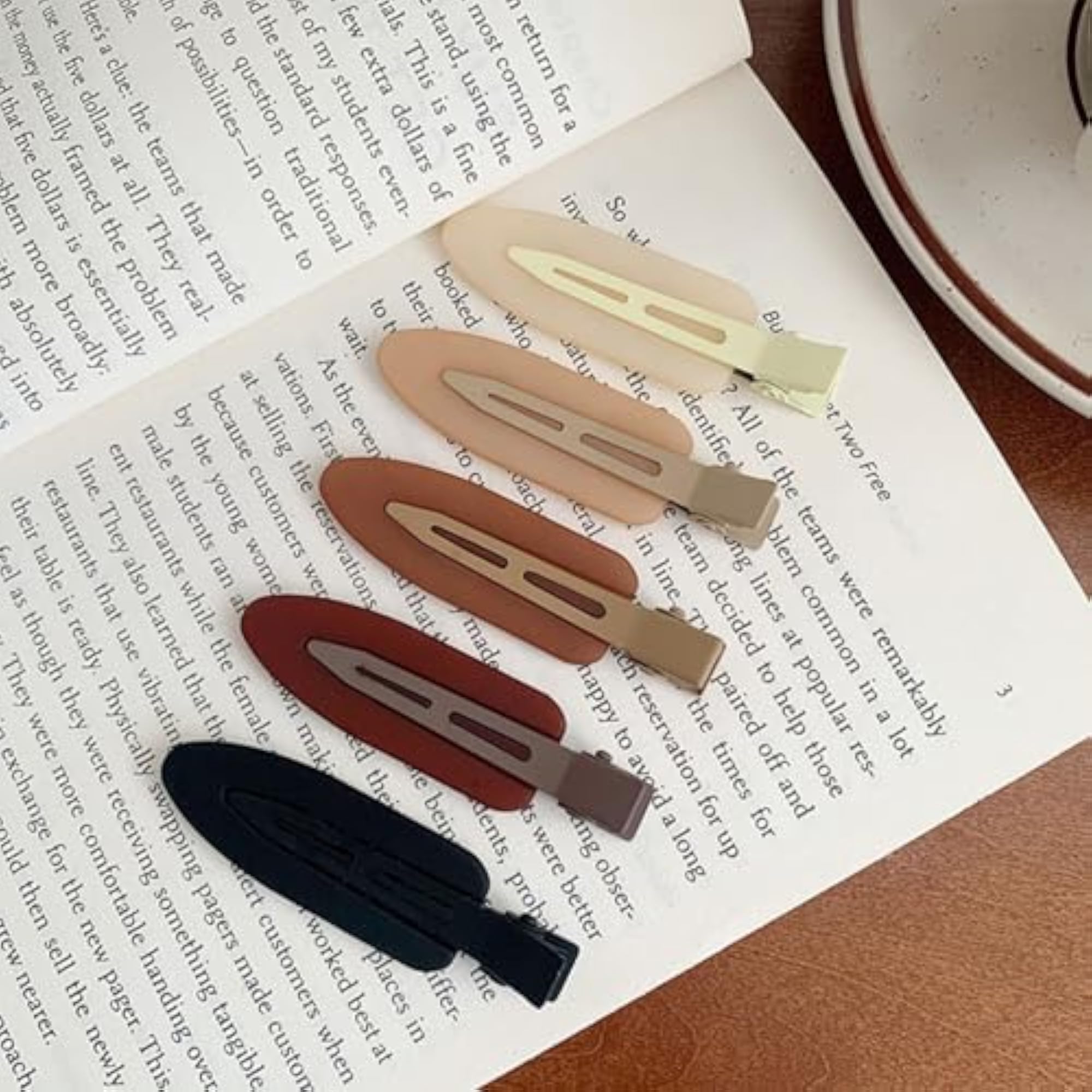 Pack of 10 No Bend Hair Clips for Women, Styling Essentials
