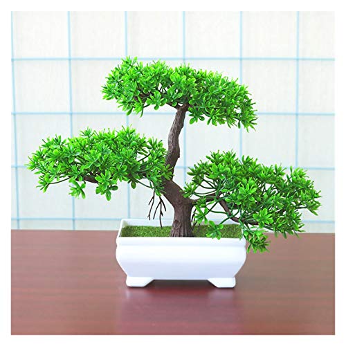 Künstlicher Bonsai-Baum, 1 Stück, künstliche Pflanzen, Bonsai, kleine Baum-Topfpflanzen, künstliche Blumen, Topfornamente für Heimdekoration, Zimmer, Hotel, Gartendekoration - Image 4