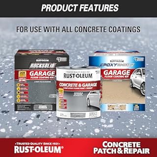 Rust-Oleum 301012 Concrete Patch & Repair, 24 oz, Gray