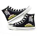 Boku No Hero Academia My Hero Academia Shoes Canvas Sneakers Lace up Casual Shoes Unisex(A14,7.5)