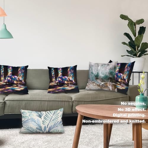 Housse de coussin fermeture éclair invisible pour rénover votre sofa - 4