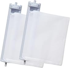 Sharp Washing Machine Lint Filter Compatible Set of 2 ES-LP2 ES-LP1 Compatible SHARP Washing Tub Clothing Replacement Parts ES-GV8D ES-TX840 ES-TX8E ES-PX8E ES-GE60R ES-GE6D etc. Filter (2 pieces)