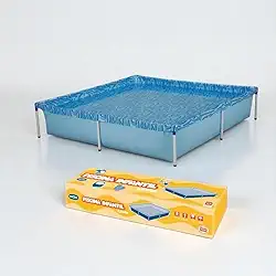 Piscina Estruturada 1500l MOR REsistente C Pintura Epoxi Azul Pratica
